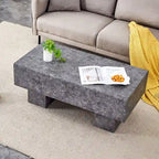 MDF Coffee Table with Walnut Texture Finish
