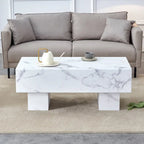 MDF Coffee Table with Walnut Texture Finish