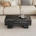 MDF Coffee Table with Walnut Texture Finish