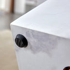 MDF Coffee Table with Walnut Texture Finish