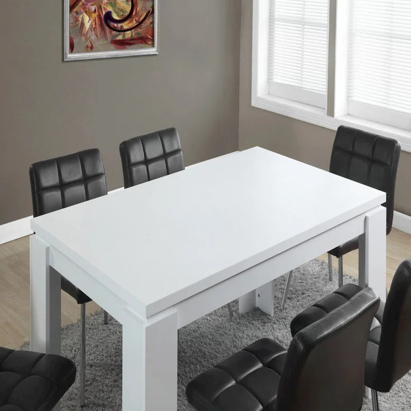 Rechteckiger Esstisch, 60 Inch – Weiß