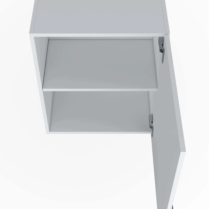 Hängeschrank mit einer Tür – Weiß