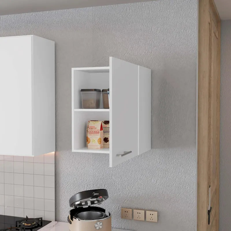 Hängeschrank mit einer Tür – Weiß
