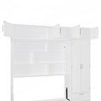 Cama rebatível Queen com arrumação integrada
