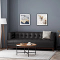 Gepolstertes Sofa im Mid-Century-Modern-Stil