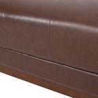 Gepolstertes Sofa im Mid-Century-Modern-Stil