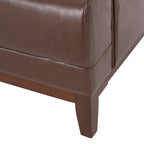 Gepolstertes Sofa im Mid-Century-Modern-Stil