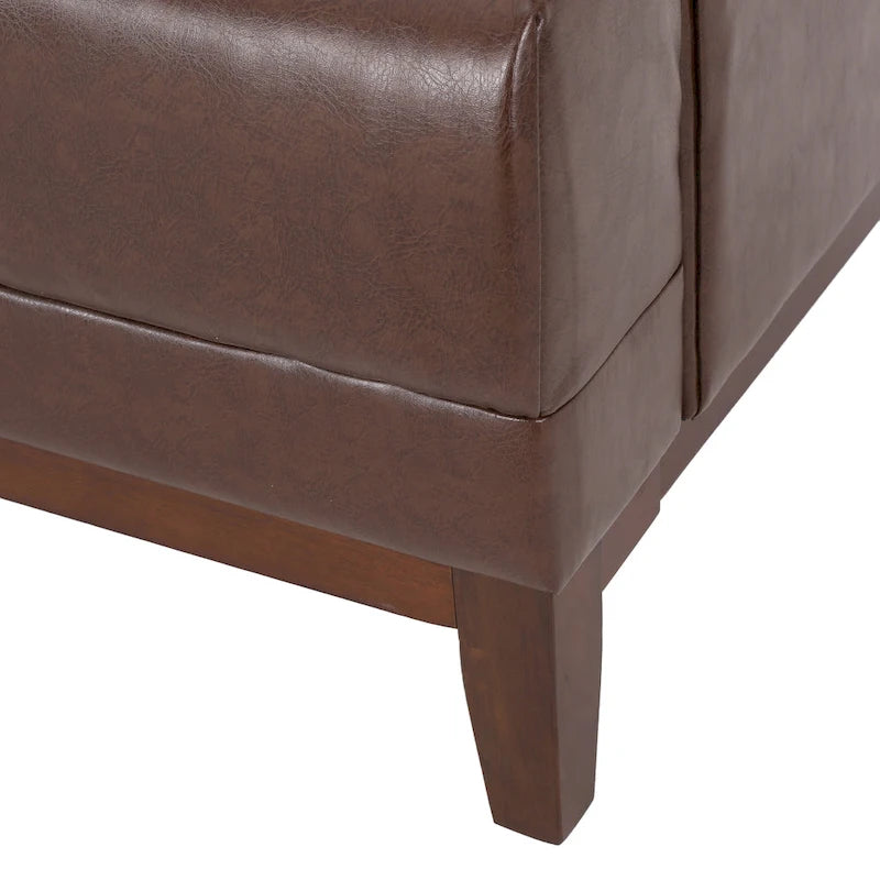 Mid-Century Modern Upholstered Sofa