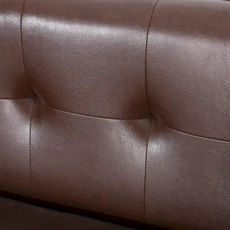 Gepolstertes Sofa im Mid-Century-Modern-Stil