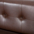 Gepolstertes Sofa im Mid-Century-Modern-Stil