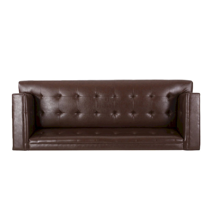Gepolstertes Sofa im Mid-Century-Modern-Stil