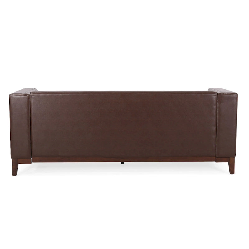 Gepolstertes Sofa im Mid-Century-Modern-Stil