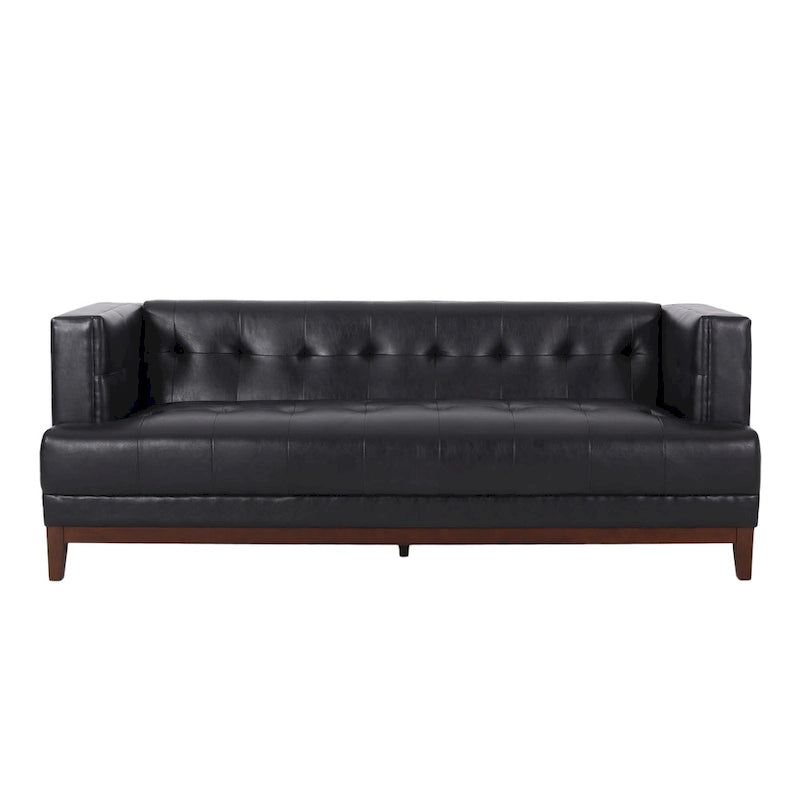 Gepolstertes Sofa im Mid-Century-Modern-Stil
