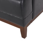 Gepolstertes Sofa im Mid-Century-Modern-Stil