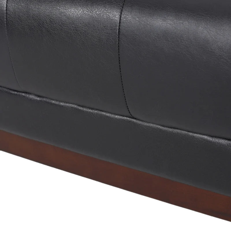 Gepolstertes Sofa im Mid-Century-Modern-Stil