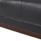 Gepolstertes Sofa im Mid-Century-Modern-Stil
