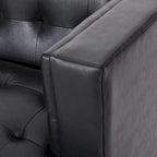 Gepolstertes Sofa im Mid-Century-Modern-Stil