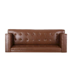 Gepolstertes Sofa im Mid-Century-Modern-Stil
