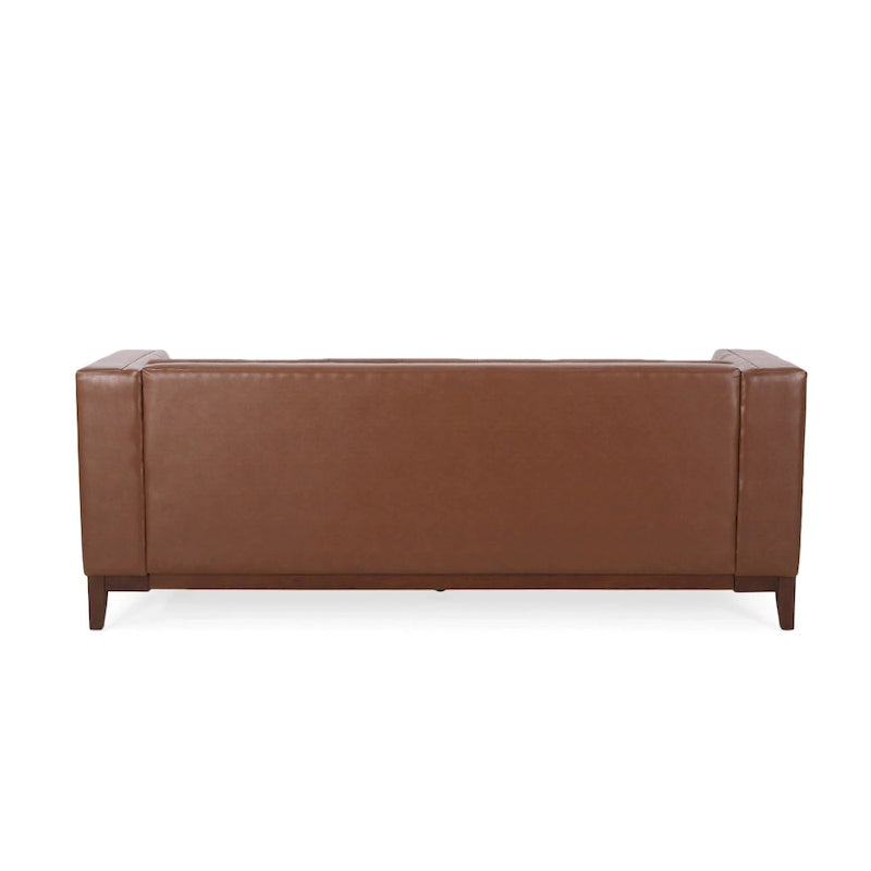 Gepolstertes Sofa im Mid-Century-Modern-Stil