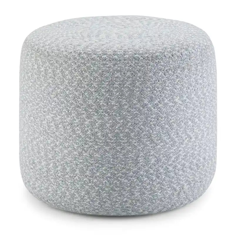 Runder geflochtener Pouf aus Baumwolle