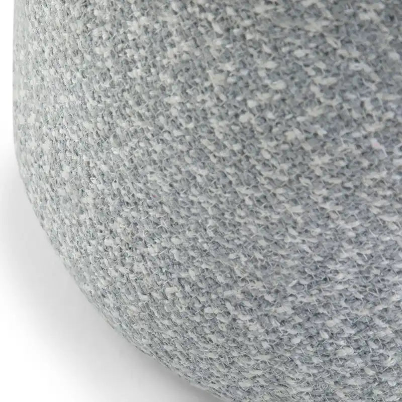 Runder geflochtener Pouf aus Baumwolle