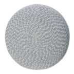 Runder geflochtener Pouf aus Baumwolle