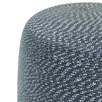 Runder geflochtener Pouf aus Baumwolle