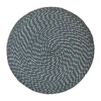 Runder geflochtener Pouf aus Baumwolle