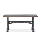 Sterling Cast Iron Table with Reclaimed Teak Top