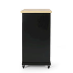 Kitchen Cart with Wheels and Storage Cabinet