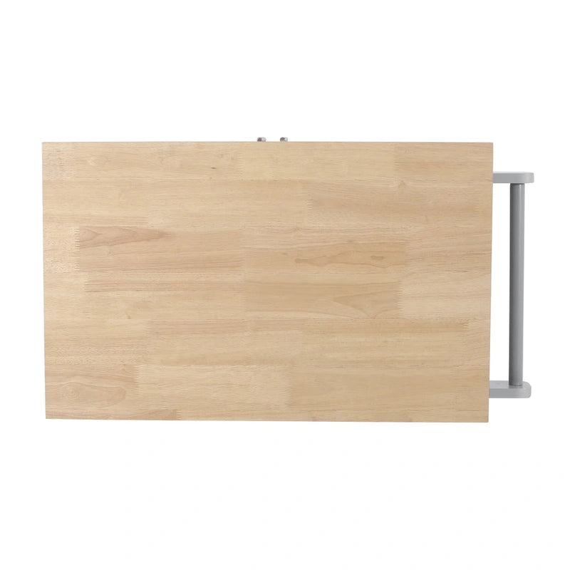 Kitchen Cart with Wheels and Storage Cabinet