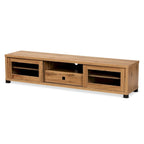 TV-Schrank aus Holz mit 1 Schublade und Ablagefächern