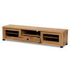 TV-Schrank aus Holz mit 1 Schublade und Ablagefächern