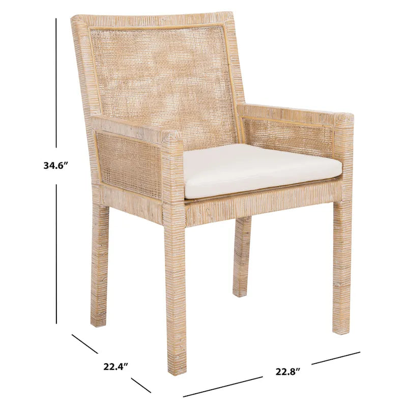 Pobřežní křeslo s polštářem - 22.8"W x 22.4"D x 34.6"H