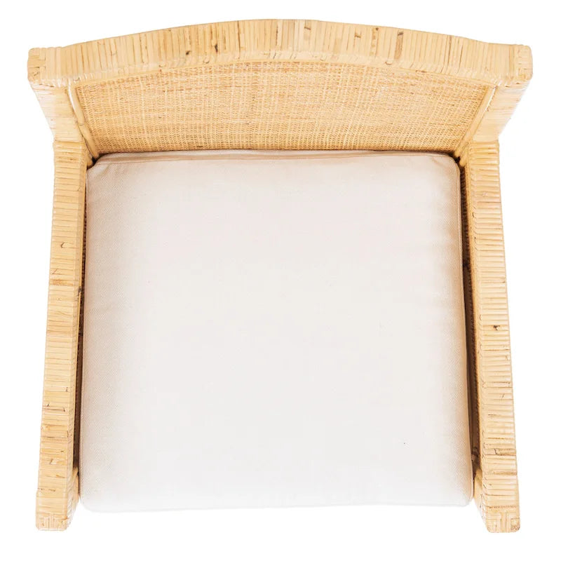 Pobřežní křeslo s polštářem - 22.8"W x 22.4"D x 34.6"H
