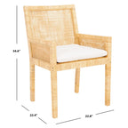 Pobřežní křeslo s polštářem - 22.8"W x 22.4"D x 34.6"H
