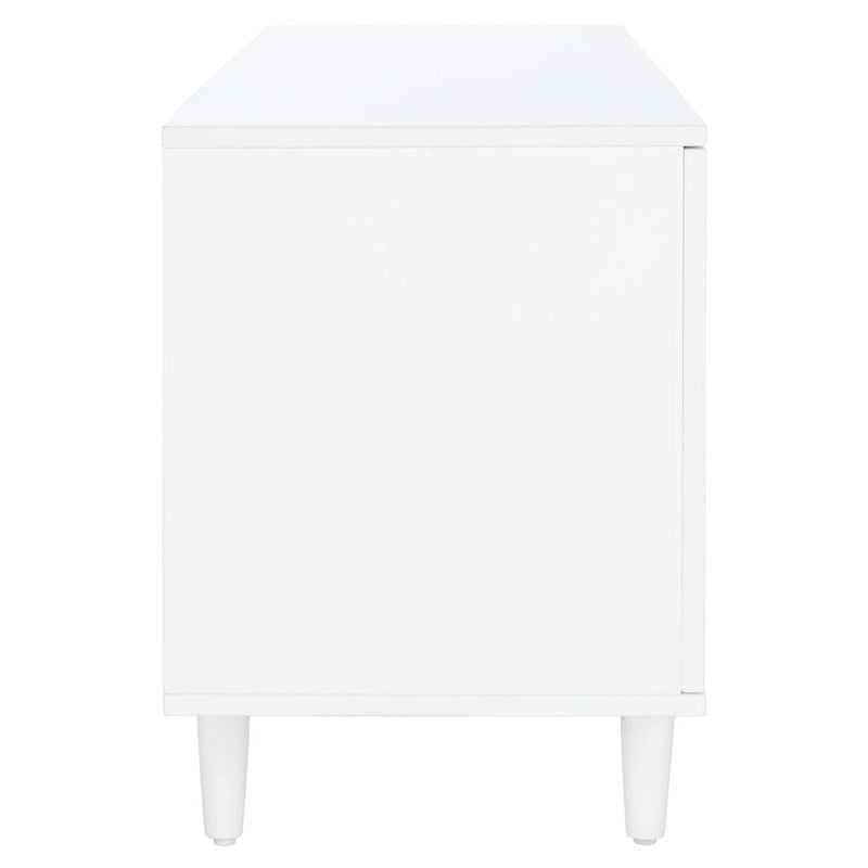 Meuble multimédia à motifs et 3 étagères 54W x 15D x 22H