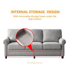 2-Sitzer-Sofa mit Polyesterbezug