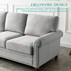 2-Sitzer-Sofa mit Polyesterbezug