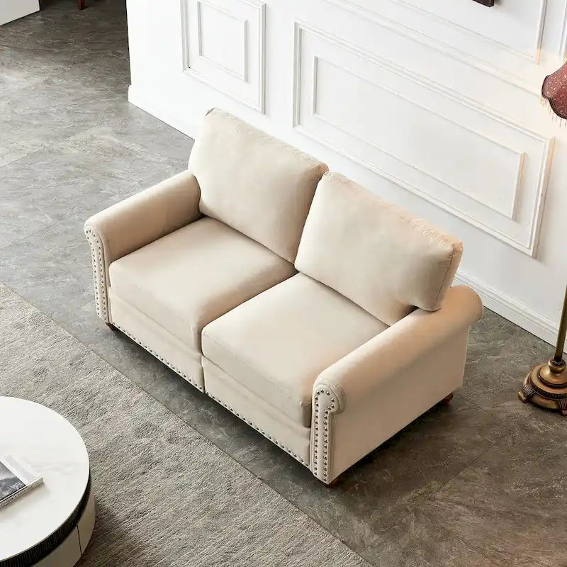 2-Sitzer-Sofa mit Polyesterbezug