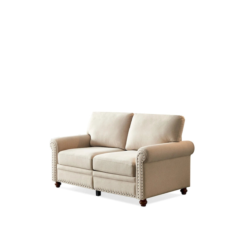 2-Sitzer-Sofa mit Polyesterbezug