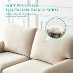2-Sitzer-Sofa mit Polyesterbezug