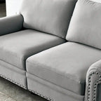 2-Sitzer-Sofa mit Polyesterbezug