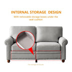 2-Sitzer-Sofa mit Polyesterbezug