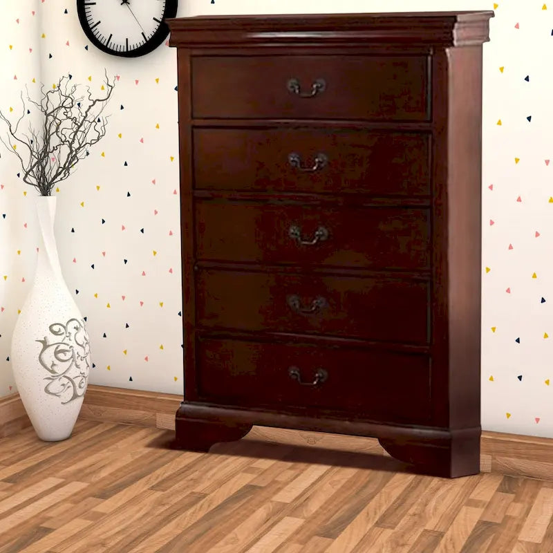 Storage Chest in Cherry Finish