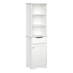 Hoches Badezimmerschrank mit Schublade und Regalböden