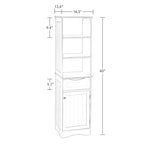 Hoches Badezimmerschrank mit Schublade und Regalböden