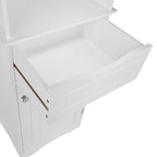 Hoches Badezimmerschrank mit Schublade und Regalböden