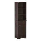 Hoches Badezimmerschrank mit Schublade und Regalböden