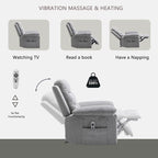 Liegesessel mit Wärme- und Massagefunktion